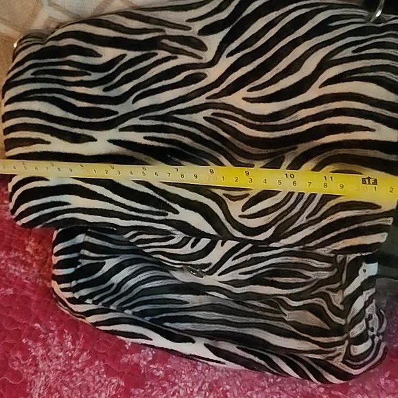Zebra Print Women's Bag Vintage - Picture 5 of 5
